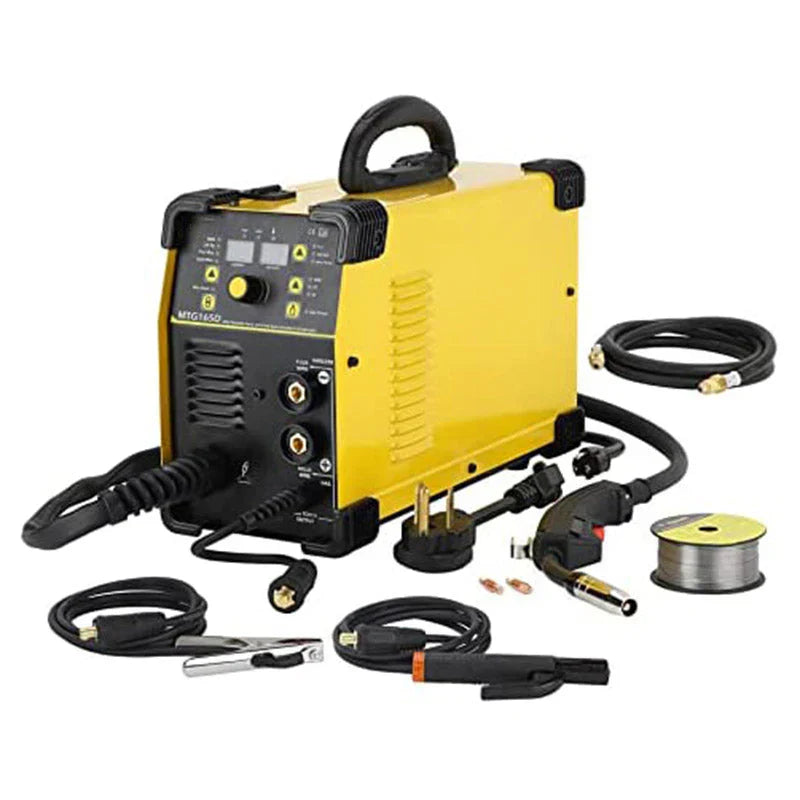 Lift Tig Arc Welding Machine, Dual Voltage 110 220V Gas Gasless Lift Tig Stick Wire Welding Machine (MTG165D) - image 1