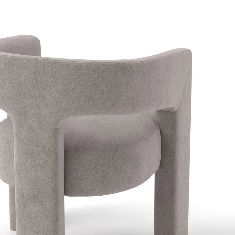 SEYNAR Contemporary Glam Velvet Dining Chair with Open-Back Design - image 33
