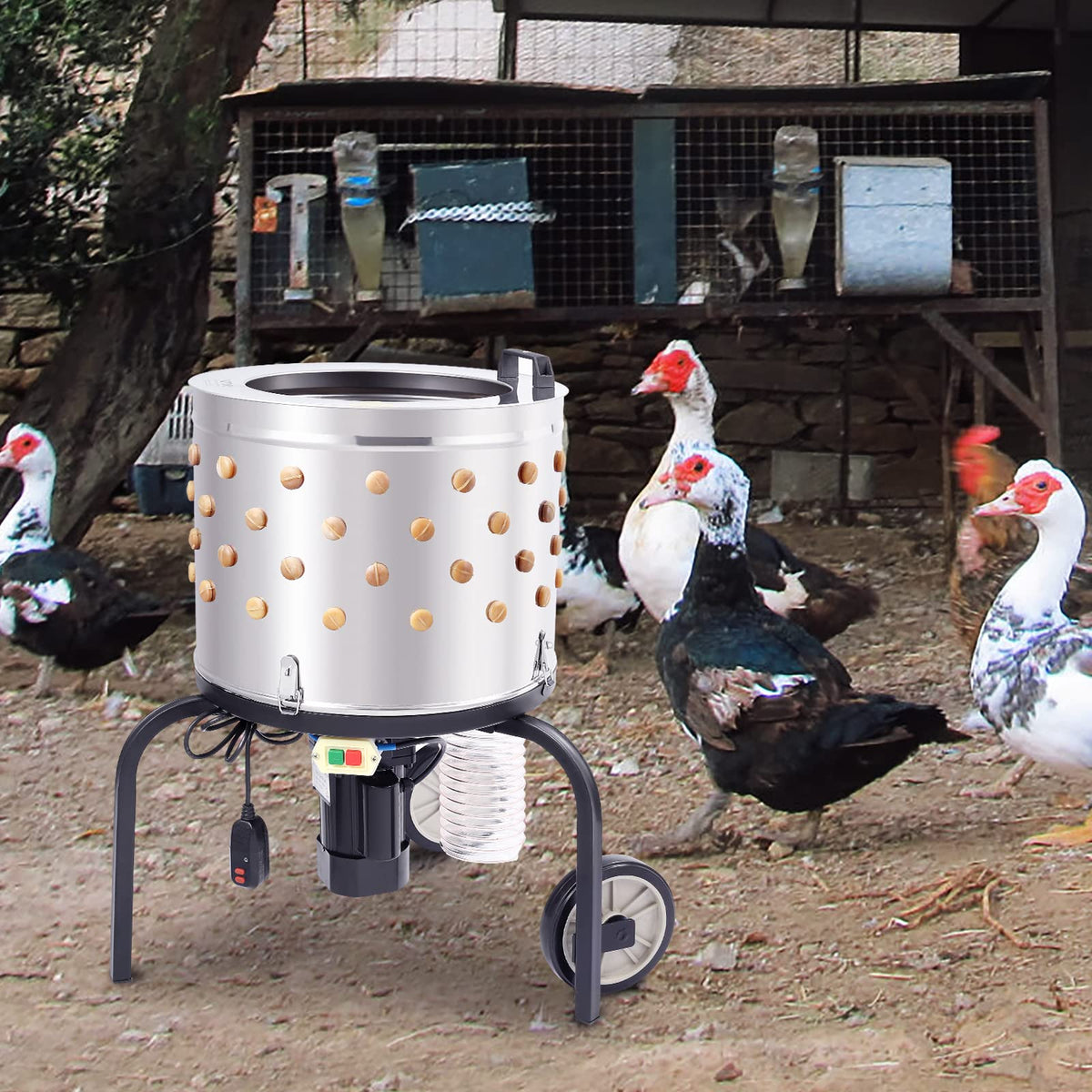 VEVOR 500W Chicken Plucker Machine with 20 Drum - image 9