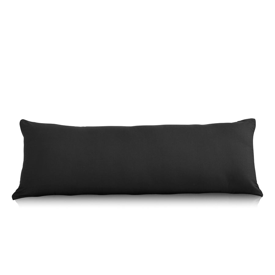 Evolive Ultra Soft Microfiber Body Pillow Cover/Pillowcases 21"x54" with Hidden Zipper Closure (21"x54" Body Pillow Cover Black) - image 1