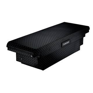 61.86 Matte Black Aluminum Low Profile Truck Tool Box for Mid-Size Trucks - image 1