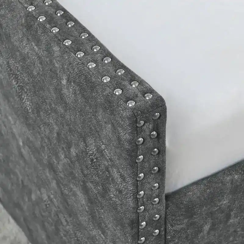 Upholstered Tufted Queen Size Daybed Sofa Bed with Storage Drawers - image 9