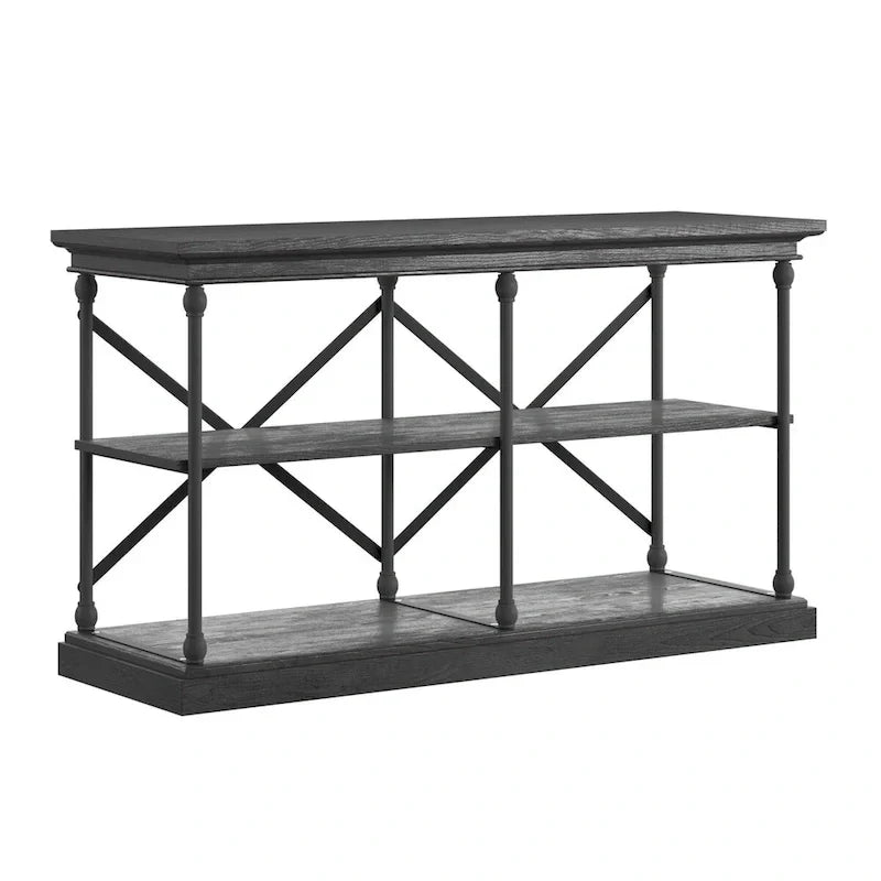 iNSPIRE Q Artisan Barnstone Iron and Wood Entryway Console Table - image 25
