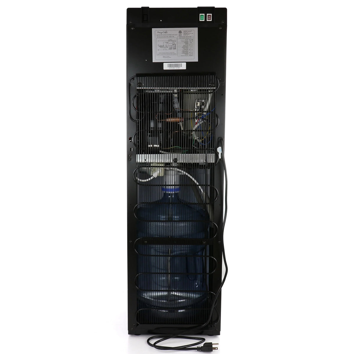 MegaChef Stainless Steel Bottom Load Hot and Cold Water Dispenser 5 Gallon Water Cooler - image 9