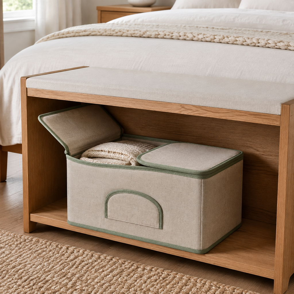 ArcNest Dual-Access Fabric Storage Bin
