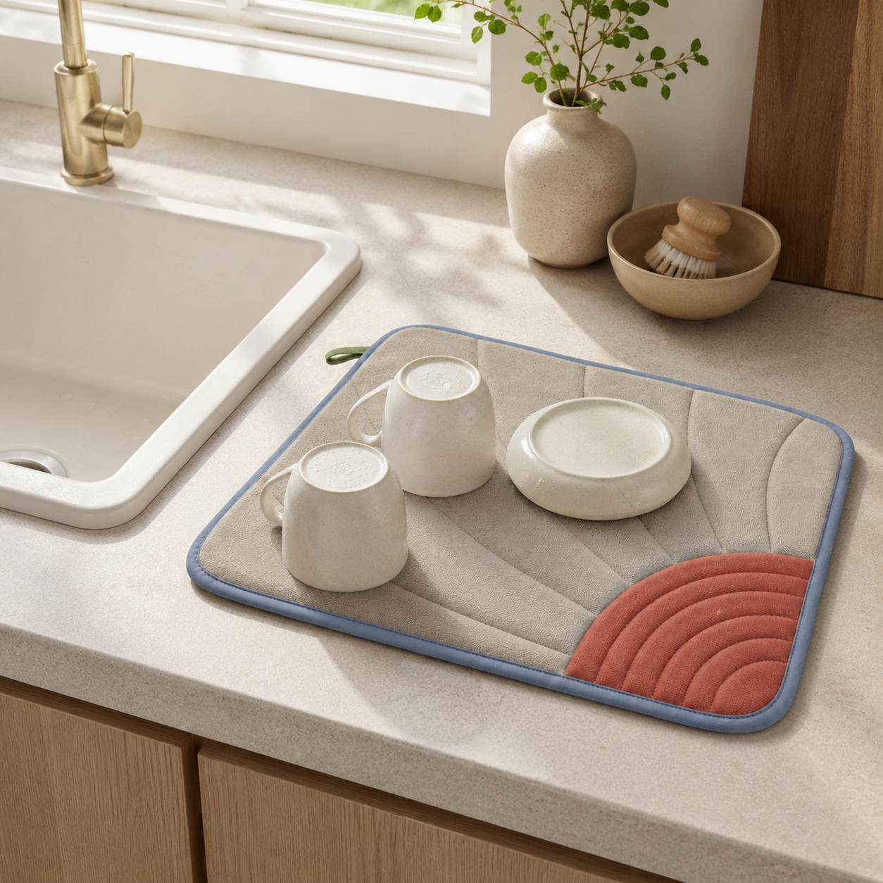 CascadeDry Sculpted Counter Mat