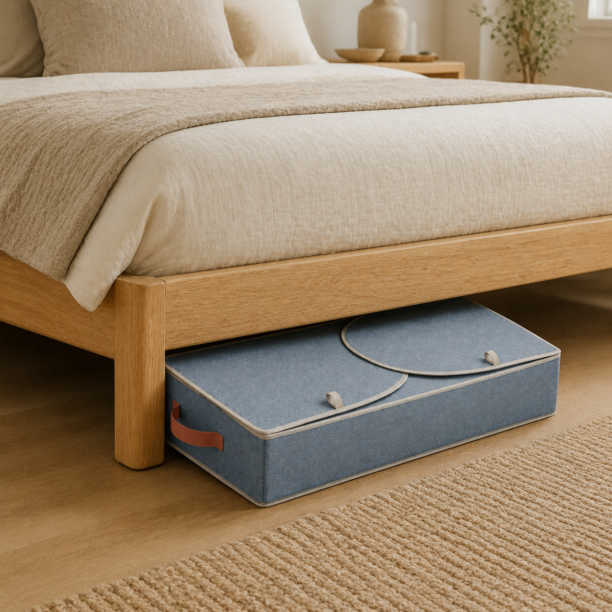 SleeveNest Dual-Access Under-Bed Organizer
