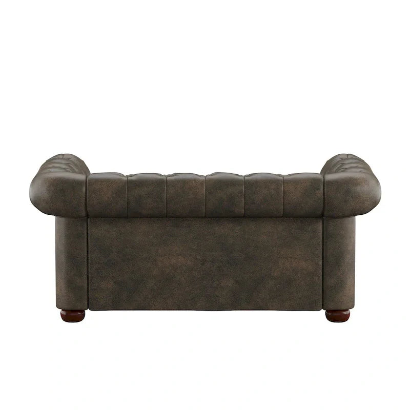 iNSPIRE Q Artisan Knightsbridge Tufted Chesterfield Loveseat - image 23