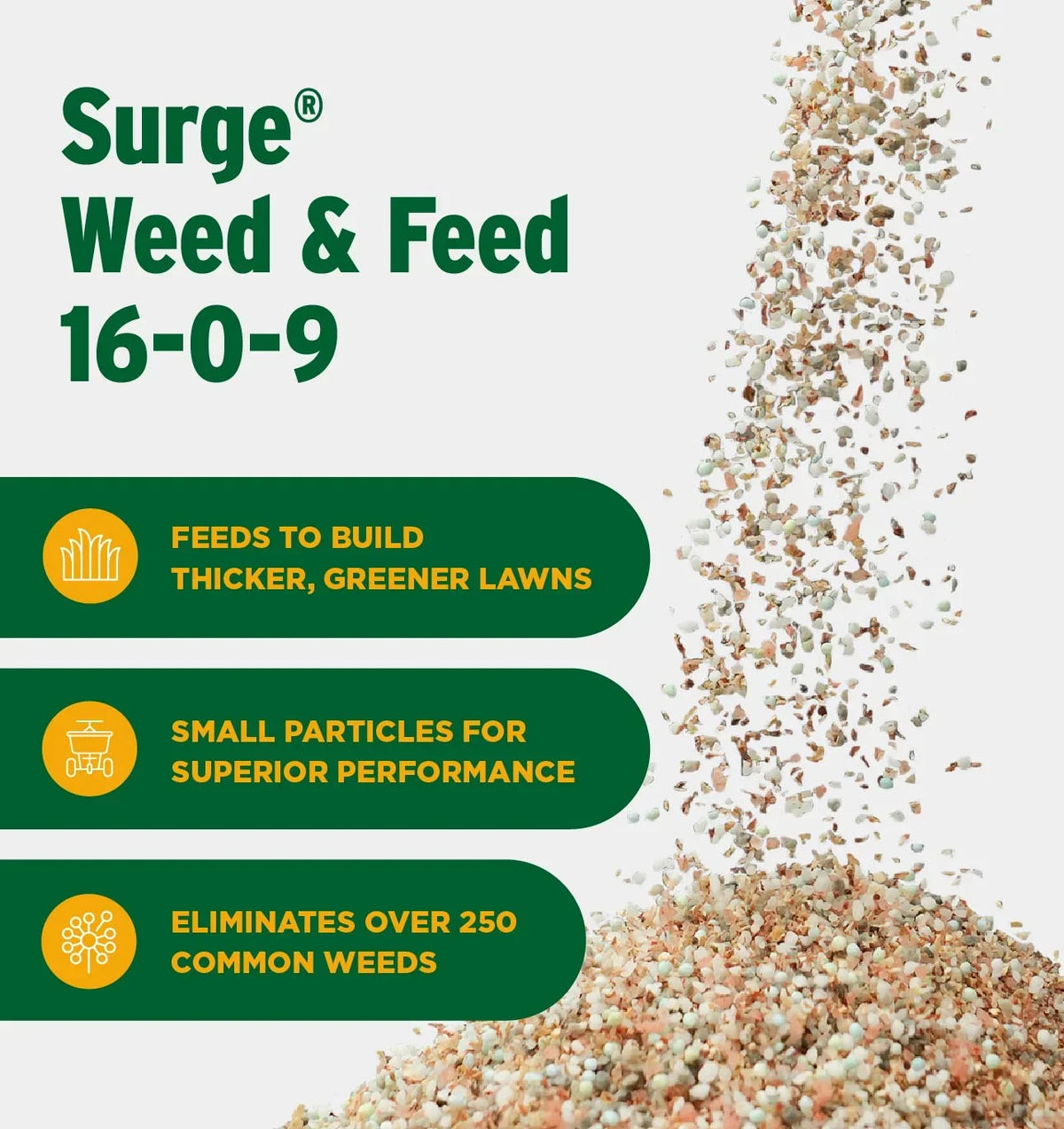 The Andersons Professional Surge Weed and Feed 16 - 0 - 9 Post - Emergent Weed Control and Fertilizer - Covers up to - image 3