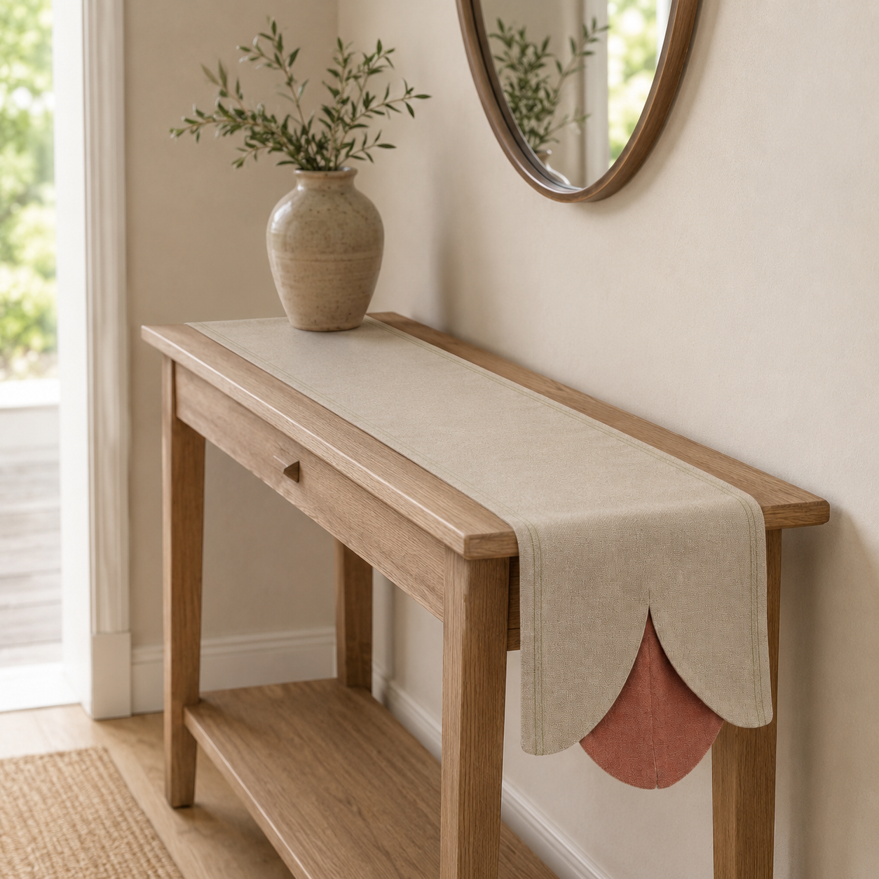 FoldBloom Reversible Table Runner