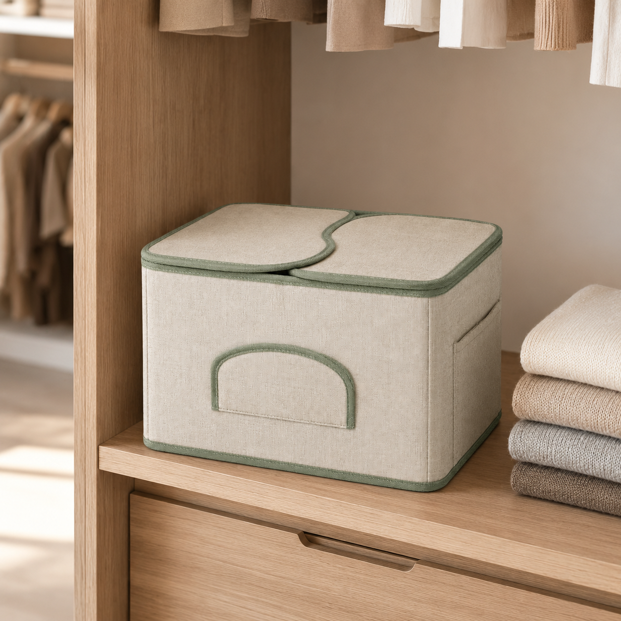 ArcNest Dual-Access Fabric Storage Bin