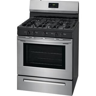 Frigidaire 30 in. 5 Burner Freestanding Gas Range in Stainless Steel FCRG3052AS - image 9