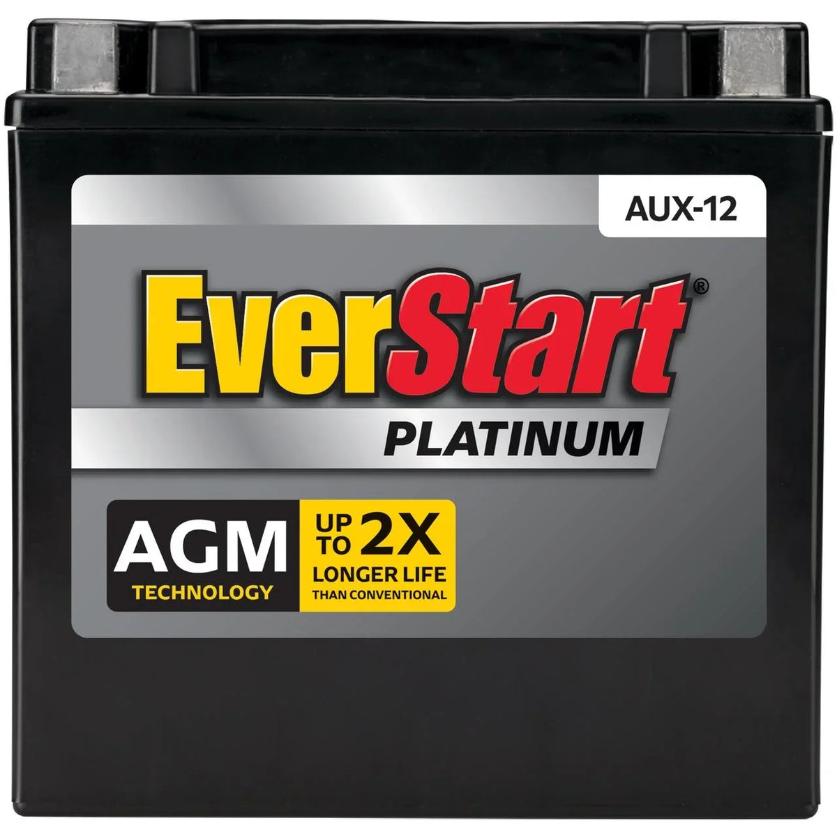 EverStart Platinum BOXED AGM Battery, Group Size AUX 12 Volt, 180 CCA - image 2