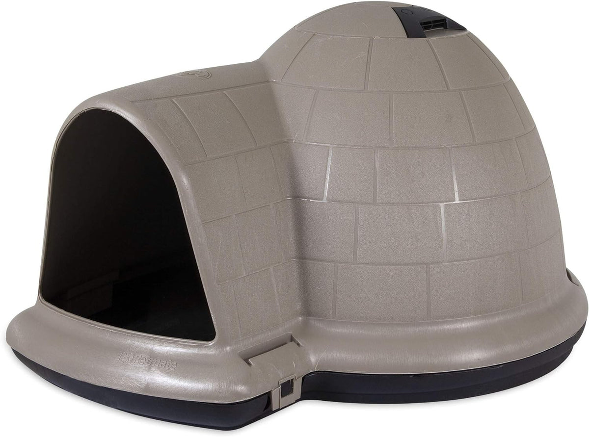 Petmate Indigo Dog House (Igloo Dog House, Made in USA with 90% Recycled Materials, All-Weather Protection Pet Shelter) for XL Dogs -90 to 125 pounds, Made in USA - image 2