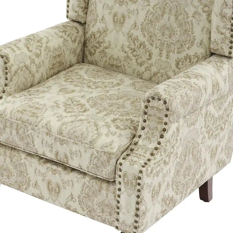 Pair of Stylish Upholstered Accent Chairs with Patterns for Living Room - image 38
