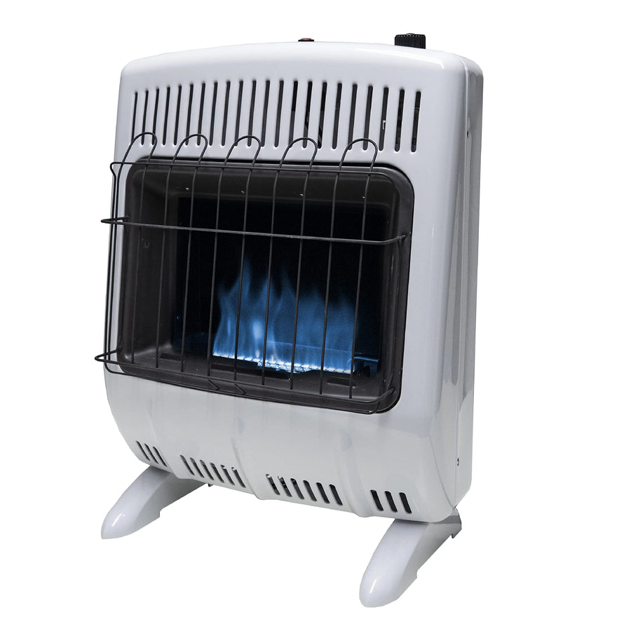 Mr. Heater Blue Flame 20,000 BTU Propane Heater, Vent-Free, Wall/Floor Mount, Multicolor, 500 sq ft Coverage - image 1