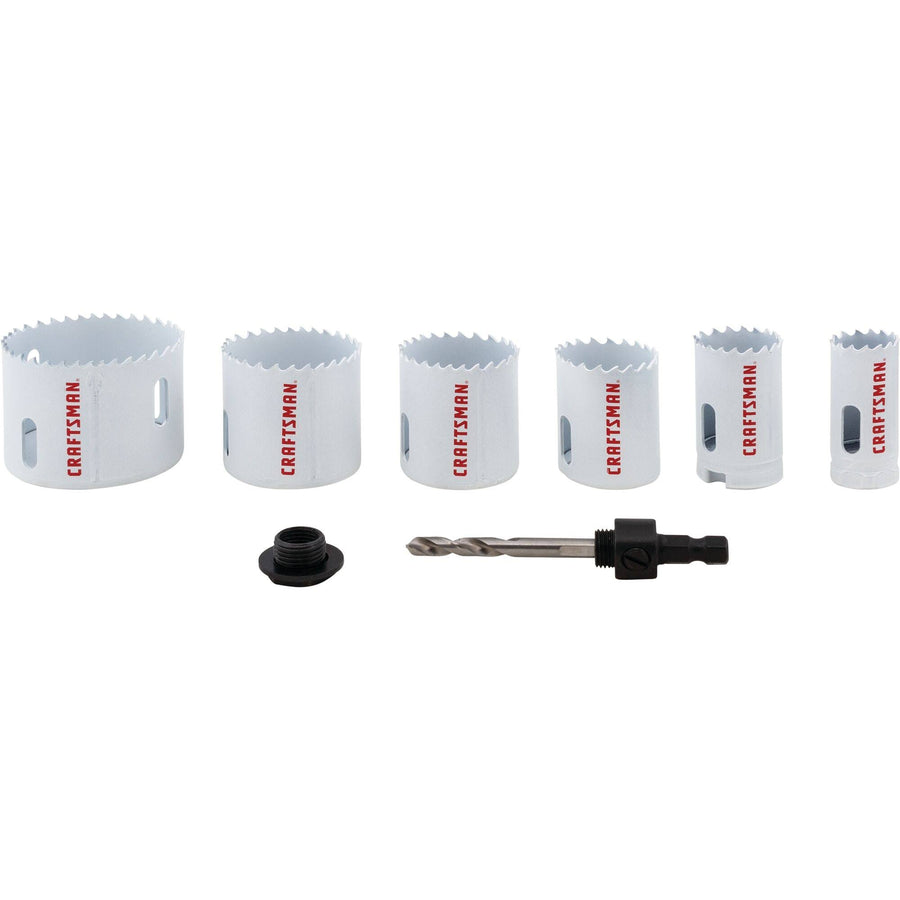 Craftsman 7 Piece Bi-Metal Hole Saw Set Cmah1set7 - image 1