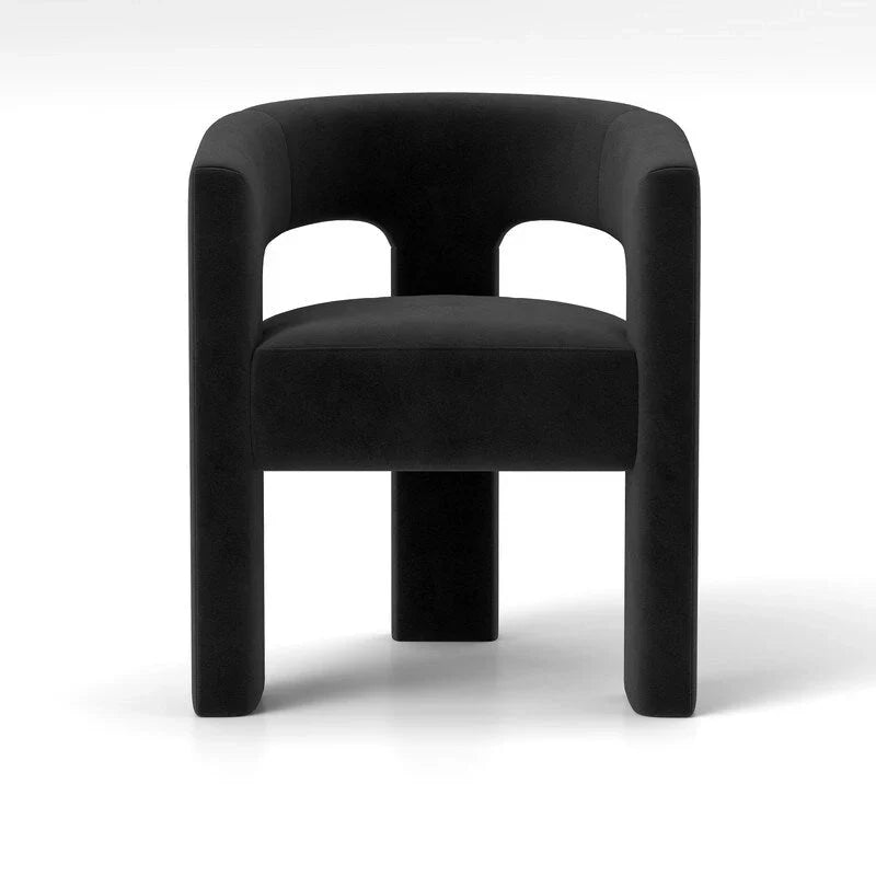 SEYNAR Contemporary Glam Velvet Dining Chair with Open-Back Design - image 19