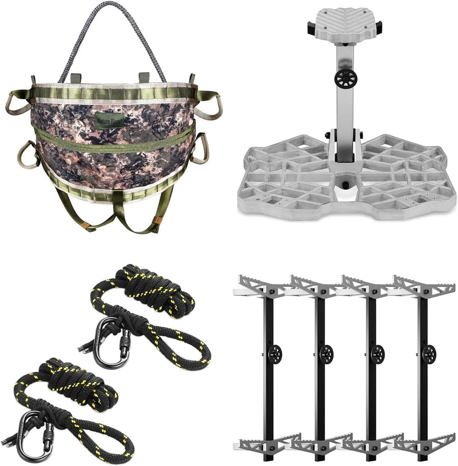 UIIHUNT Tree Saddle Hunting Kit, Platform, Saddle, Climbing Gear - image 1