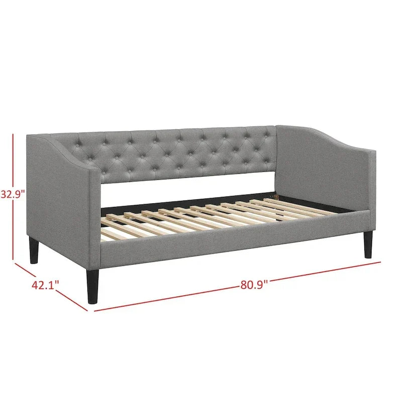 Gianna Twin Daybed with Upholstered Design - image 5