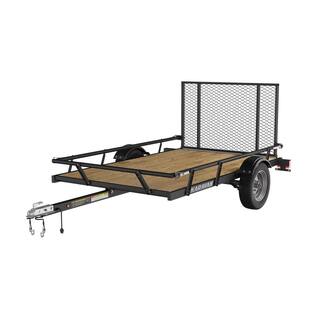 5 x 8-Ft. Wood-Floor Utility Trailer with Sliding Rail System - image 1