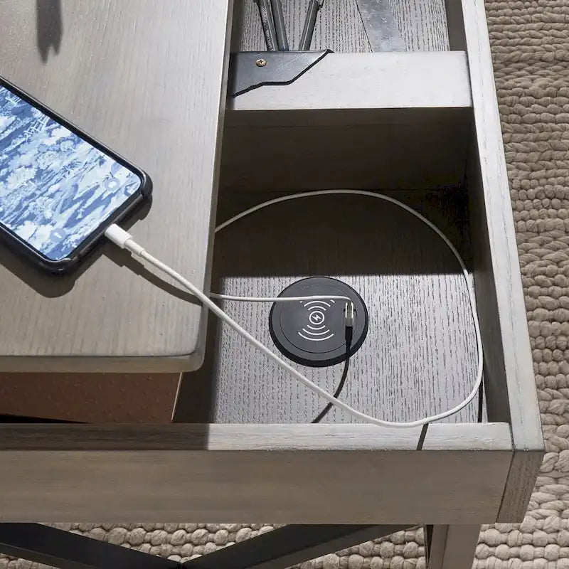 iNSPIRE Q Modern Murali Lift-Top Desk with Integrated Charging Station - image 9