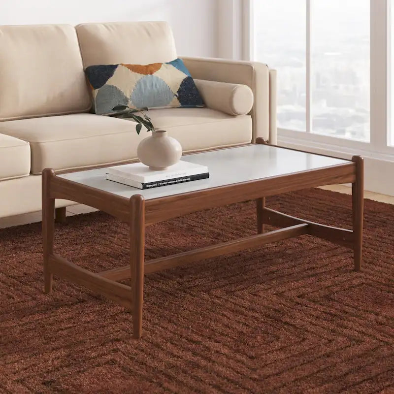 Belinda Authentic Marble Coffee Table - image 12