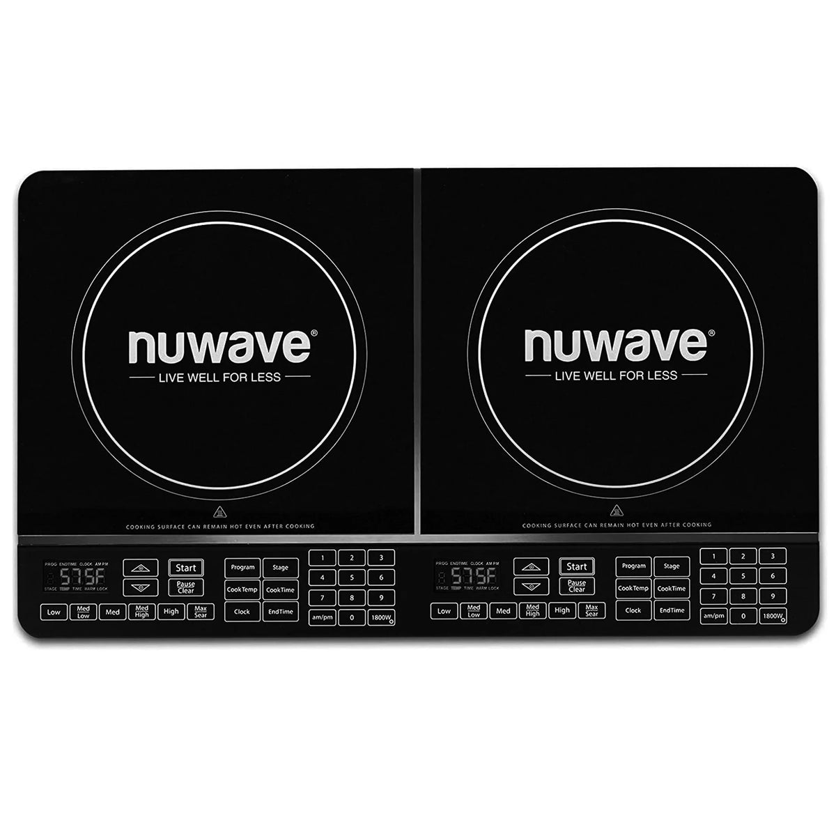 NuWave Electric Double Induction Cooktop 8- Portable Ultrathin with Sensor Touch Precision Induction Cooktop Burner, Home - image 8