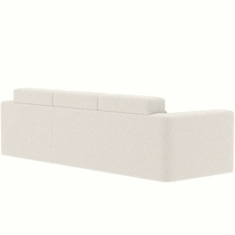 Christopher Knight Home - 109 Modern L-Shaped Modular Sectional Sofa in Teddy Fabric with Chaise and Pillows - image 12