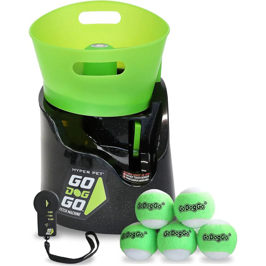 Hyper Pet GoDogGo Automatic Dog Ball Launcher with 5 Balls - image 1