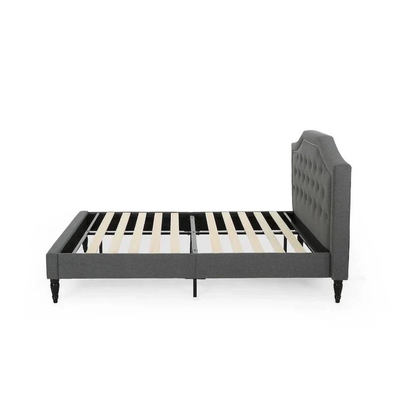 Christopher Knight Home Elinor Queen Upholstered Platform Bed - image 23