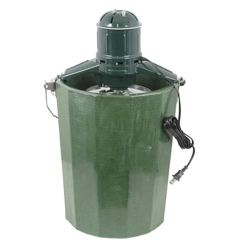 Old Fashioned Ice Cream Maker w/Motor - image 1