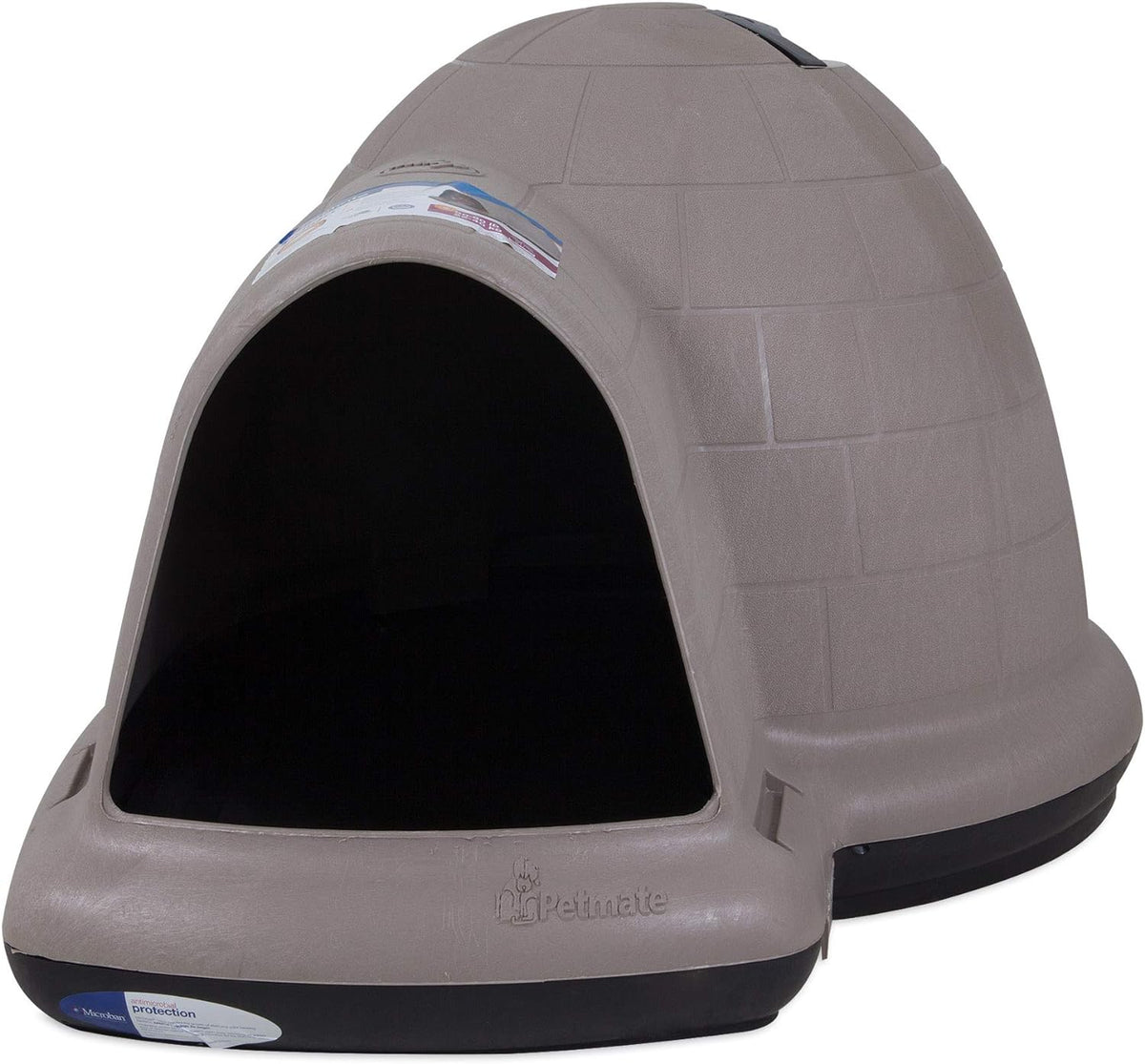 Petmate Indigo Dog House (Igloo Dog House, Made in USA with 90% Recycled Materials, All-Weather Protection Pet Shelter) for XL Dogs -90 to 125 pounds, Made in USA - image 3