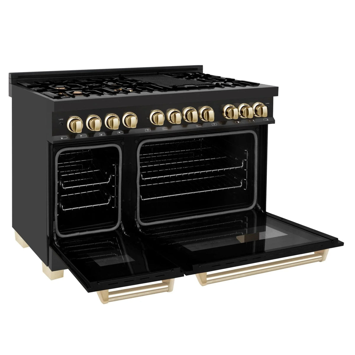 ZLINE KITCHEN AND BATH RABZ48CB professional gas range - image 3