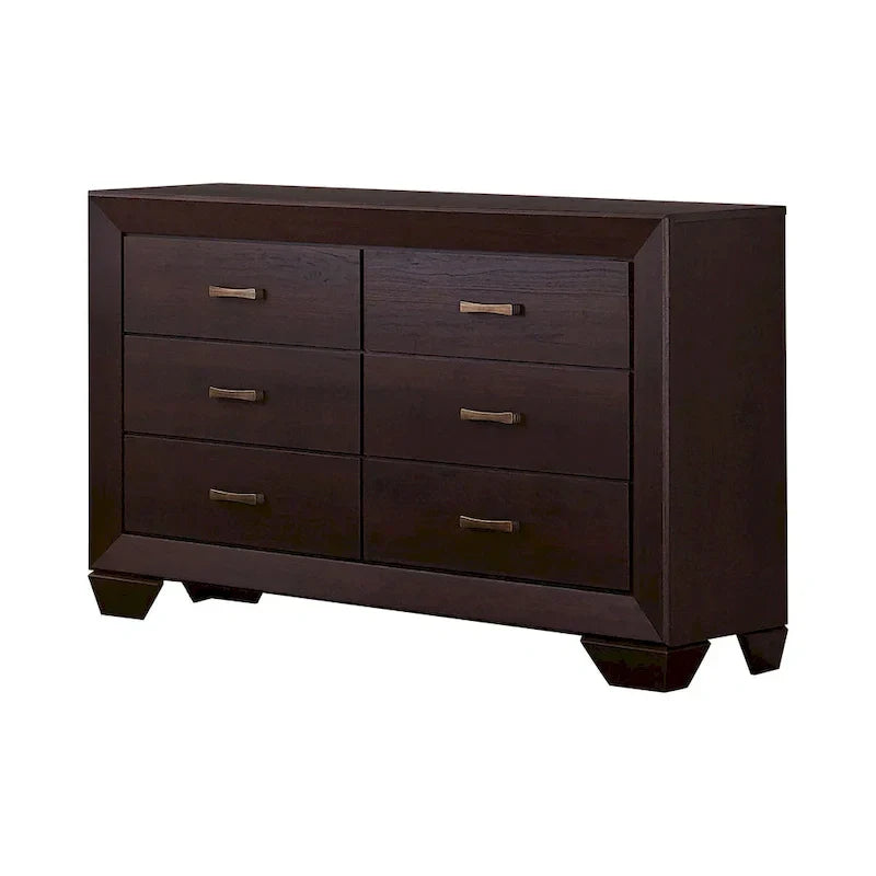 Oatfield 5-Piece Dark Cocoa Bedroom Set with Two Nightstands - image 4