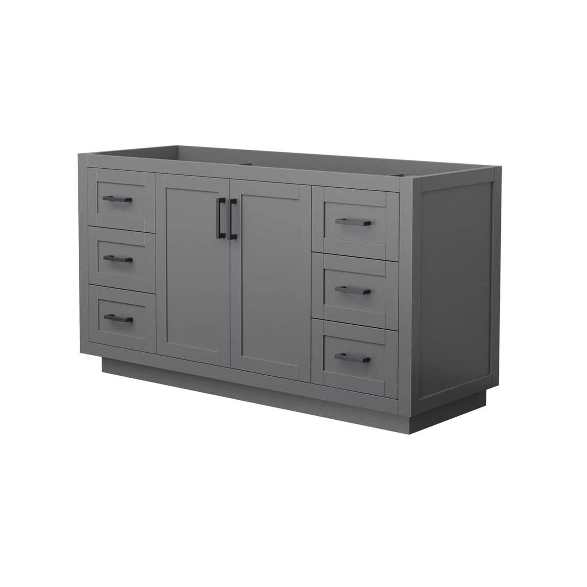 Wyndham Collection Wcf2929-60S-Cx-Mxx Miranda 60" Single Free Standing Vanity Cabinet Only - image 1