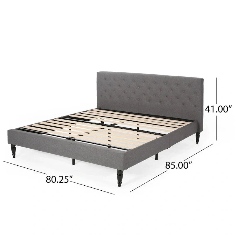 Christopher Knight Home Atterbury King Size Upholstered Bed Platform - image 17