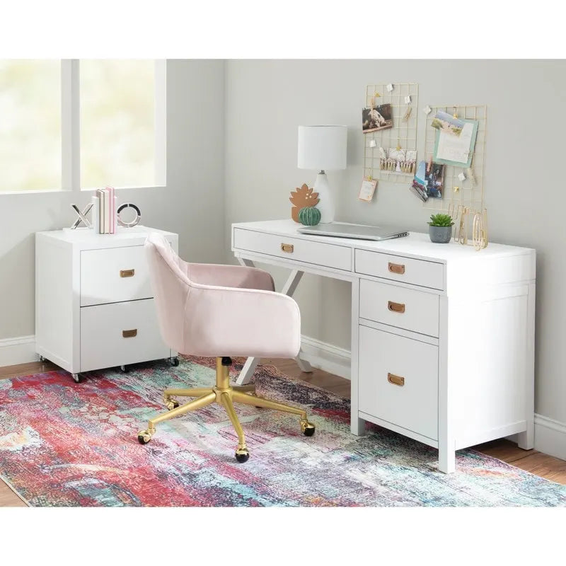 Linon Poppy Side Storage Writing Desk - image 12