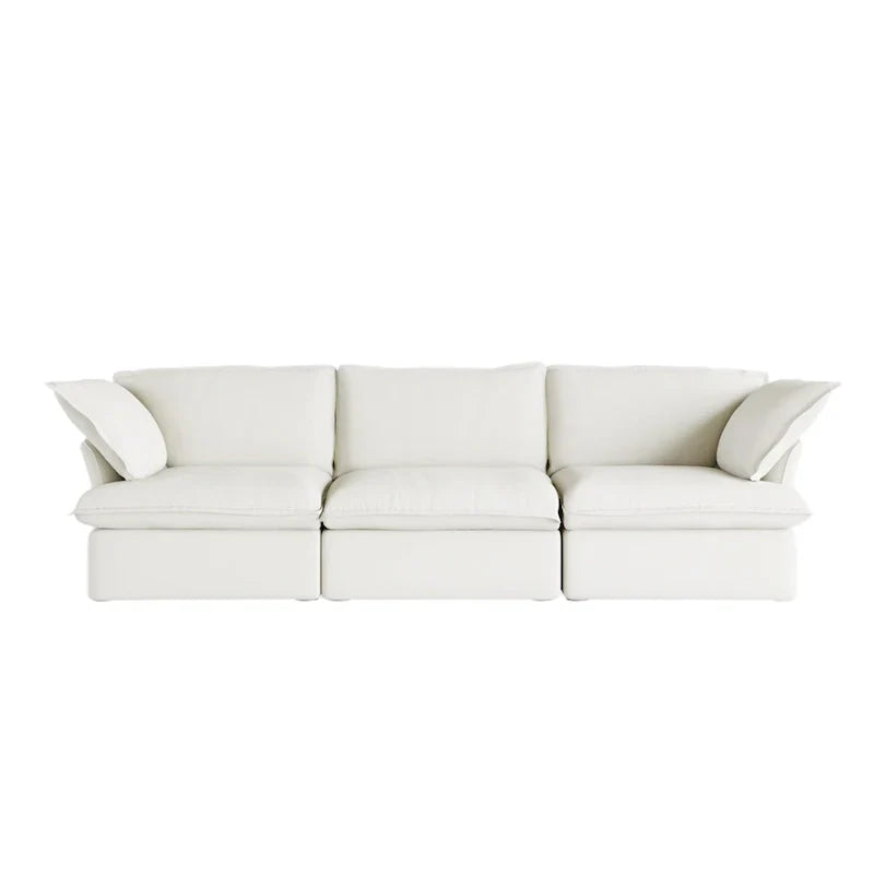 Contemporary 3-Seat Modular Sectional Sofa for Living Room - Comfortable Convertible Couch - image 16