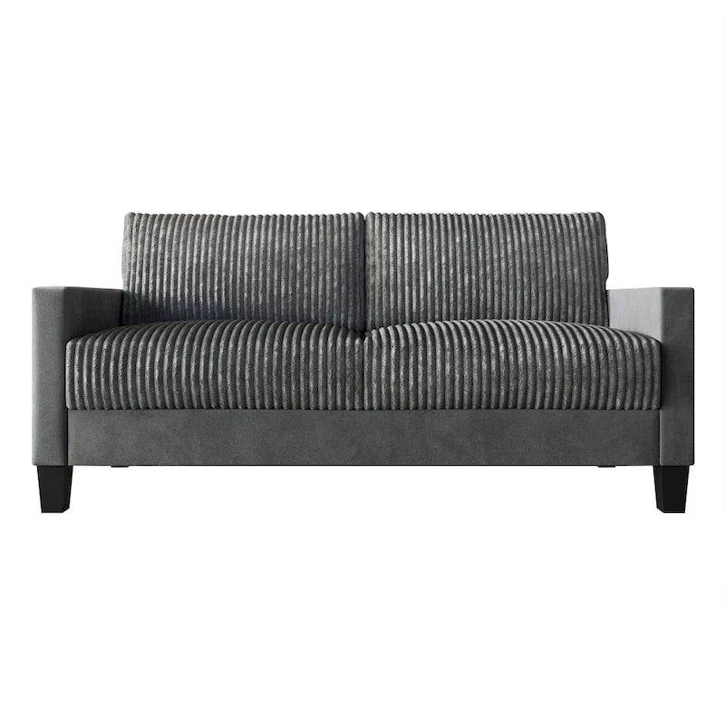 CraftPorch Velvet Upholstered Mid-Century Modern Corduroy 2-Piece Living Room Set - image 27