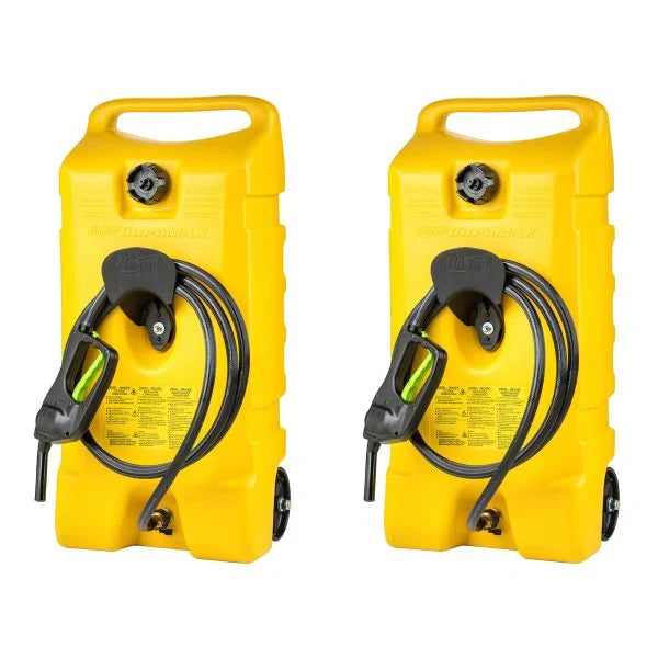 14-Gallon Diesel Fuel Tank Container with Pump - 2 Pack - image 1