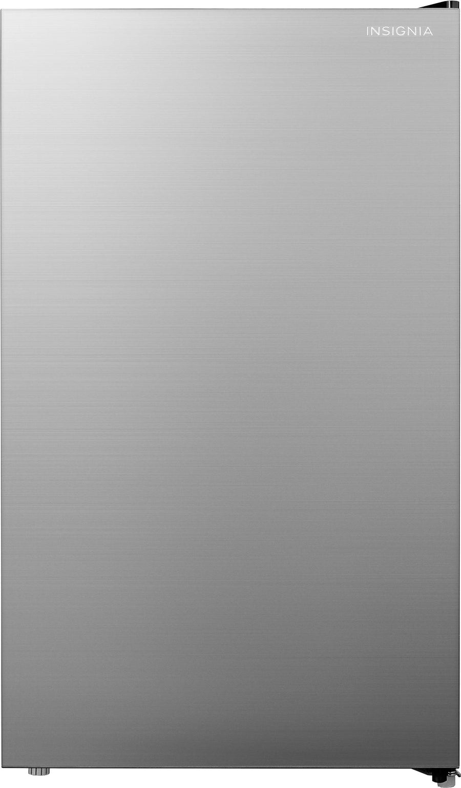 Insignia - 4.4 Cu. ft. Mini Fridge with Glass Door - Gray - image 1