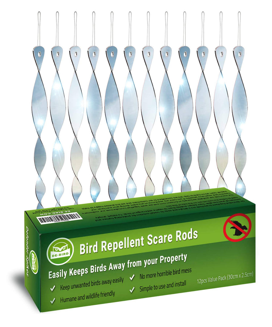 Bird Scare Rods Owl Decoy Bird Repellent - image 1