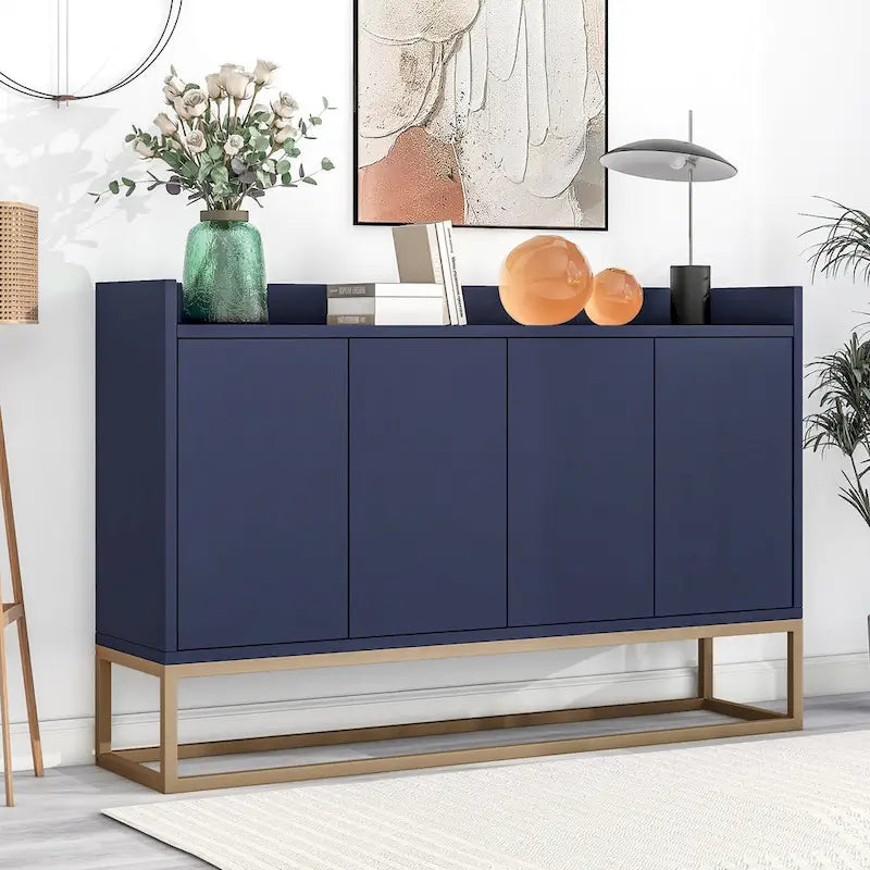 47.2-Inch Modern Sideboard/Buffet with Spacious Table and Four Doors - image 7