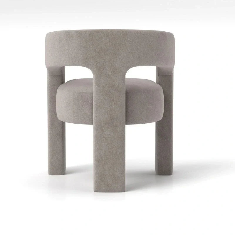 SEYNAR Contemporary Glam Velvet Dining Chair with Open-Back Design - image 32