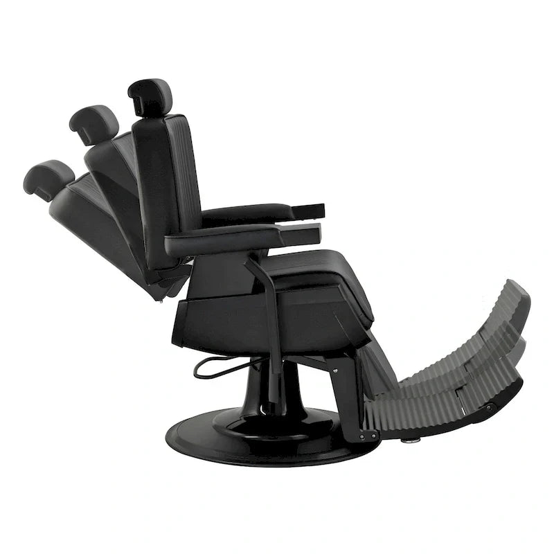 JAXSON Heavy Duty Barber Chair Reclining Hydraulic Barbershop Chair, Black Frame - image 5