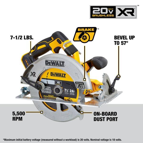 20V MAX Cordless 4 Tool Combo Kit with (2) 5.0Ah Batteries and Charger - image 5