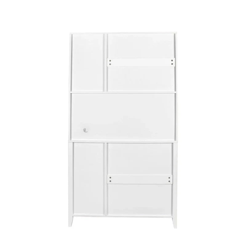 Spacious Kitchen Pantry Storage Cabinet Featuring Glass Doors - image 16