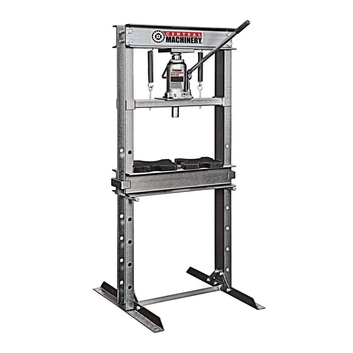 Central Machinery 32879 20 Ton H-Frame Industrial Heavy Duty Floor Shop Press-Instock - image 1