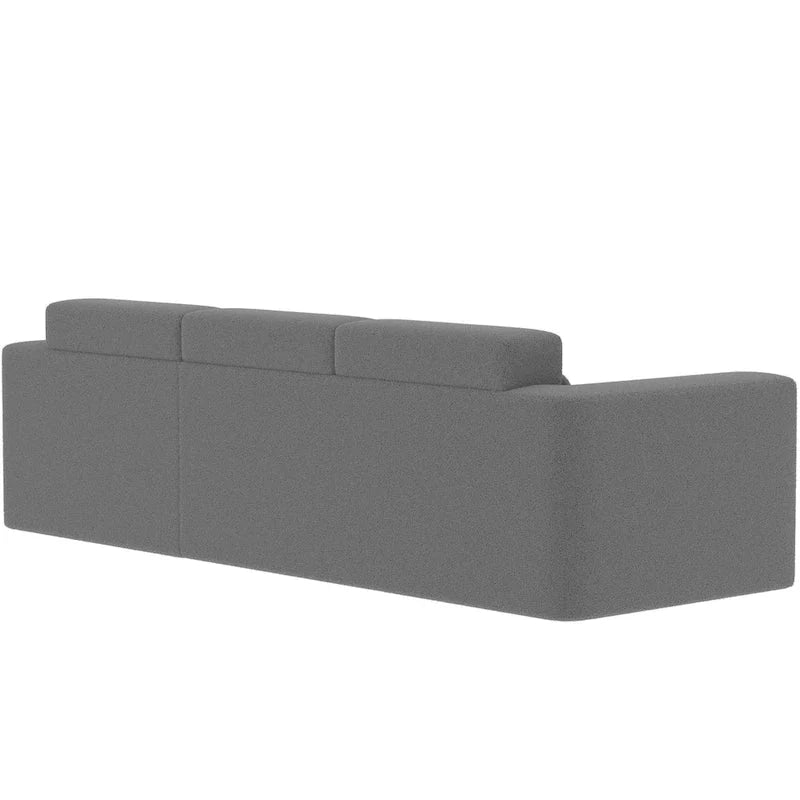 Christopher Knight Home - 109 Modern L-Shaped Modular Sectional Sofa in Teddy Fabric with Chaise and Pillows - image 24